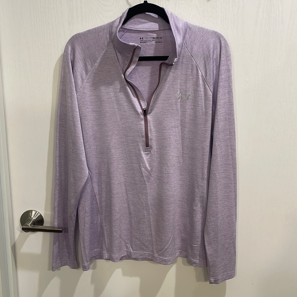 XL Under Armour Heatgear Quarter Zip Jacket NWOT